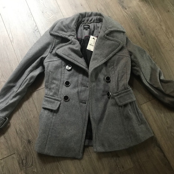 Grey Peacoat Express - Picture 1 of 2